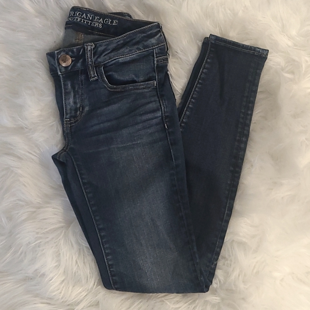American Eagle Outfitters Dark Blue Jeggings